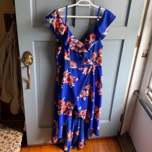 Blue Floral Dress